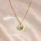 Blue Crystal Whale Ocean Necklace - Anti tarnish