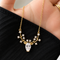 Crystal Reindeer Antler Necklace - Anti tarnish