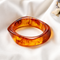 Brown Glossy Acrylic Resin Bangle