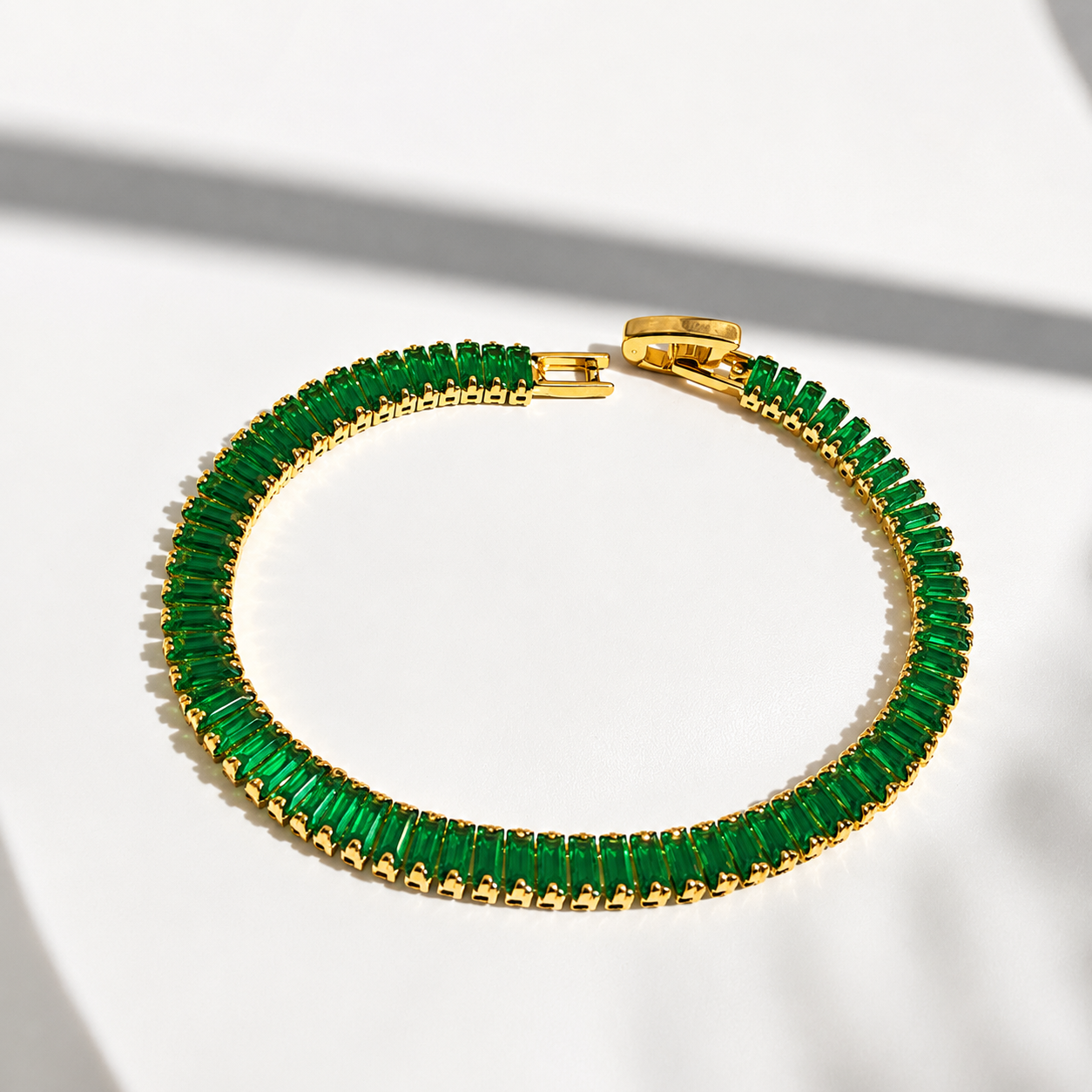 Emerald Grace Tennis Bracelet