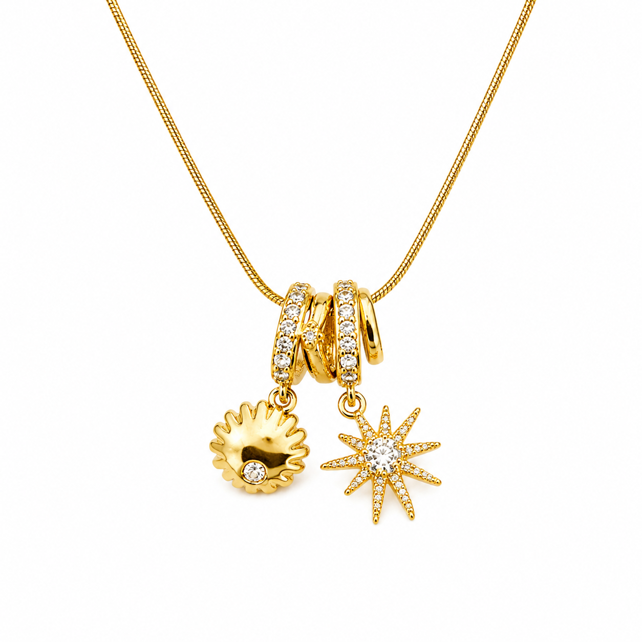 Shell Charm Necklace - Anti tarnish