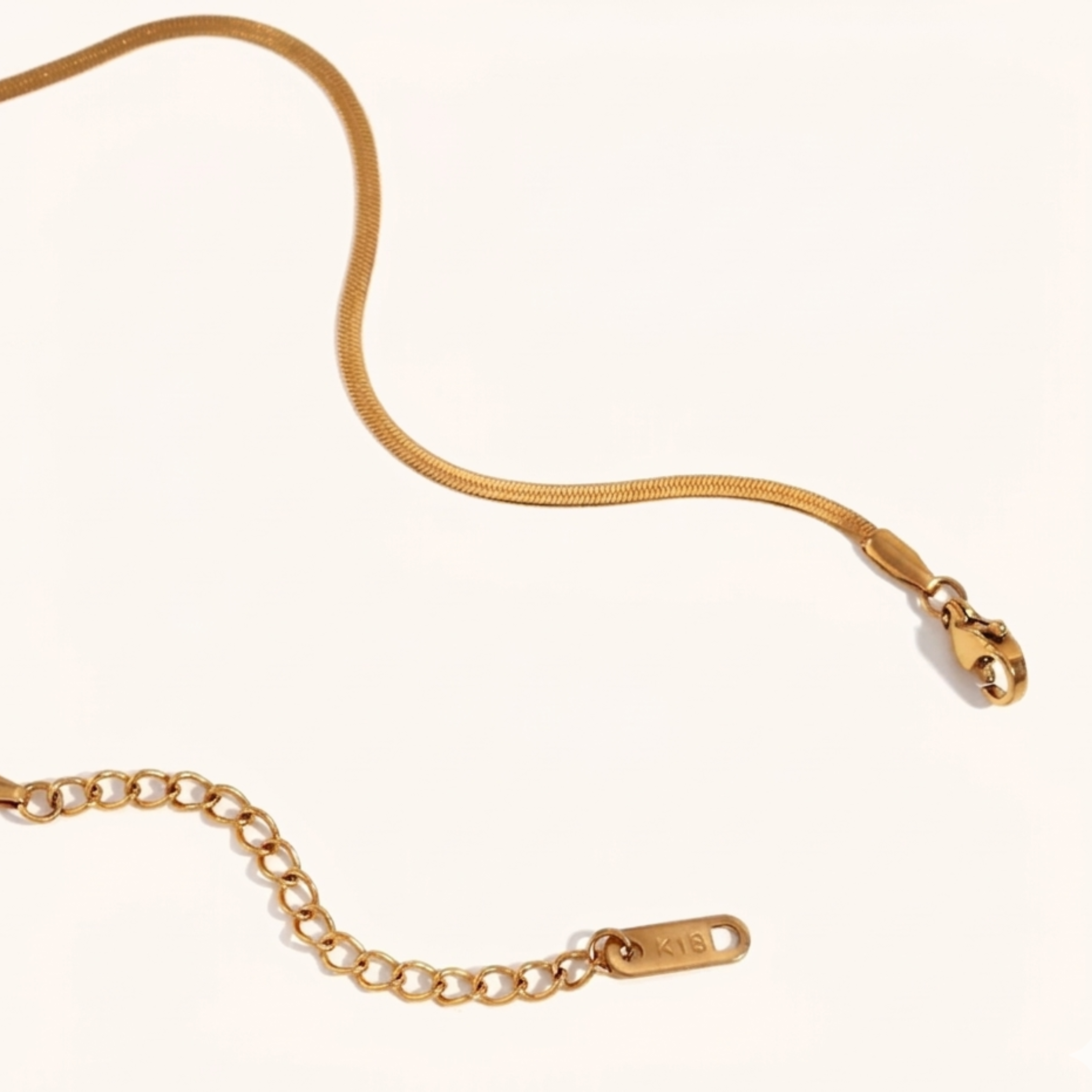Bloom Snake Chain Pendant Necklace - Anti tarnish