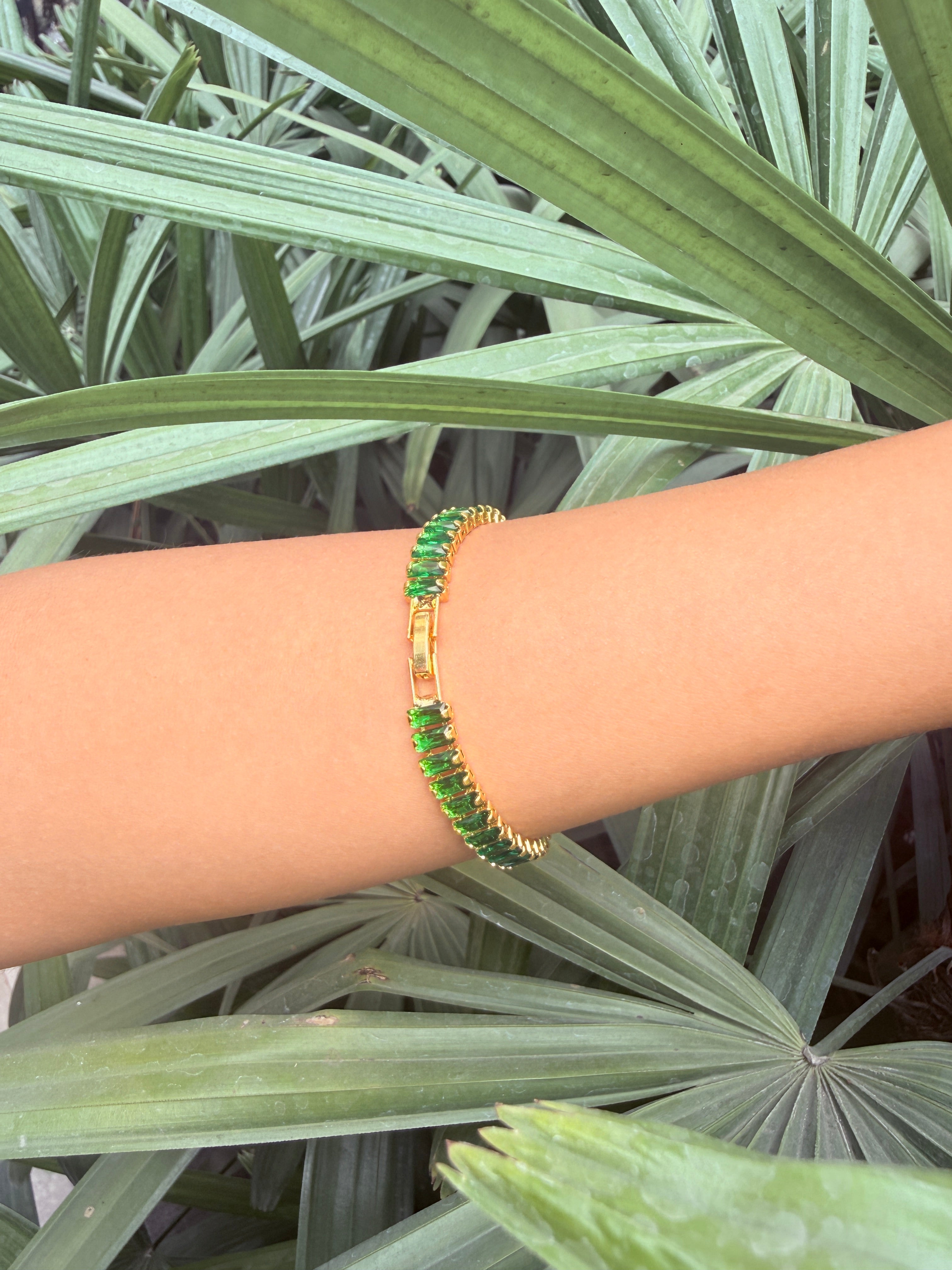 Emerald Grace Tennis Bracelet