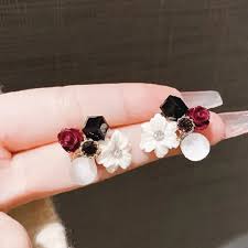 Korean Grace Floral Studs
