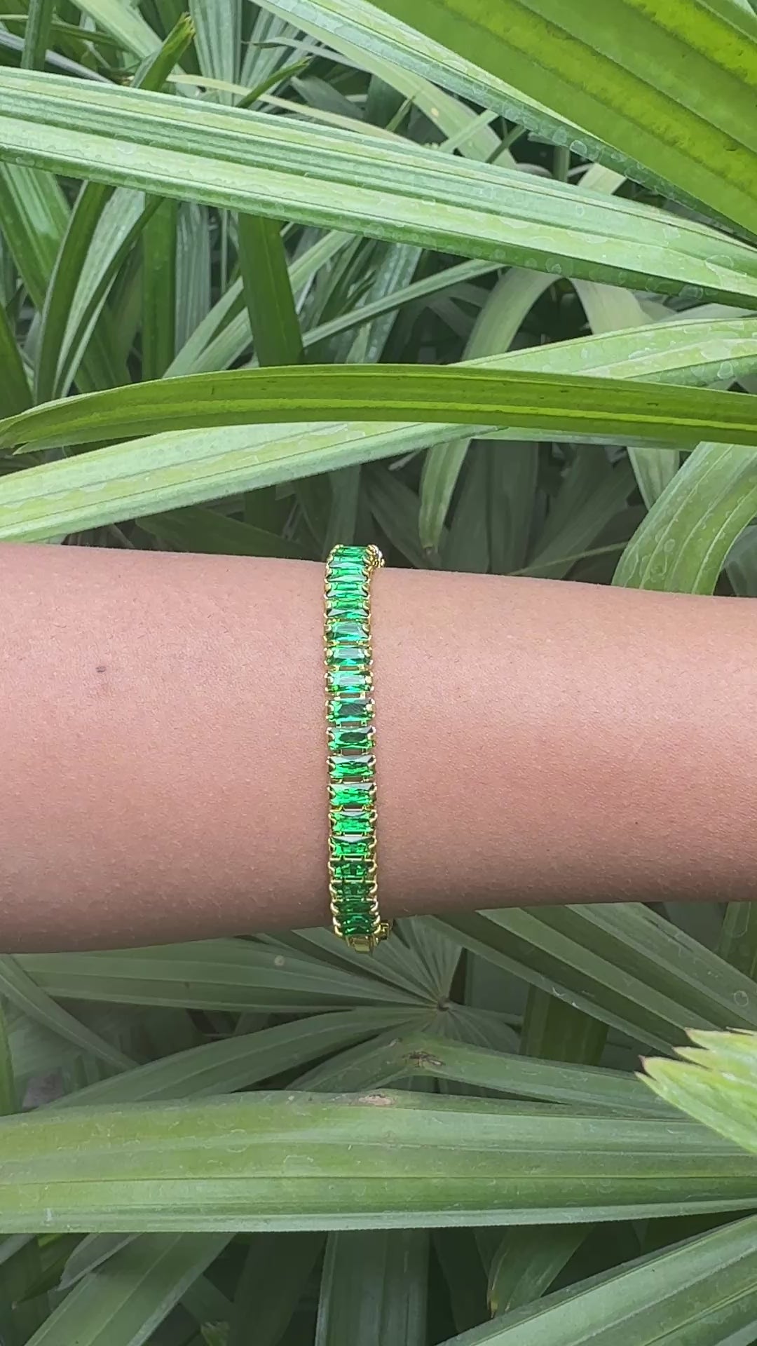 Emerald Grace Tennis Bracelet