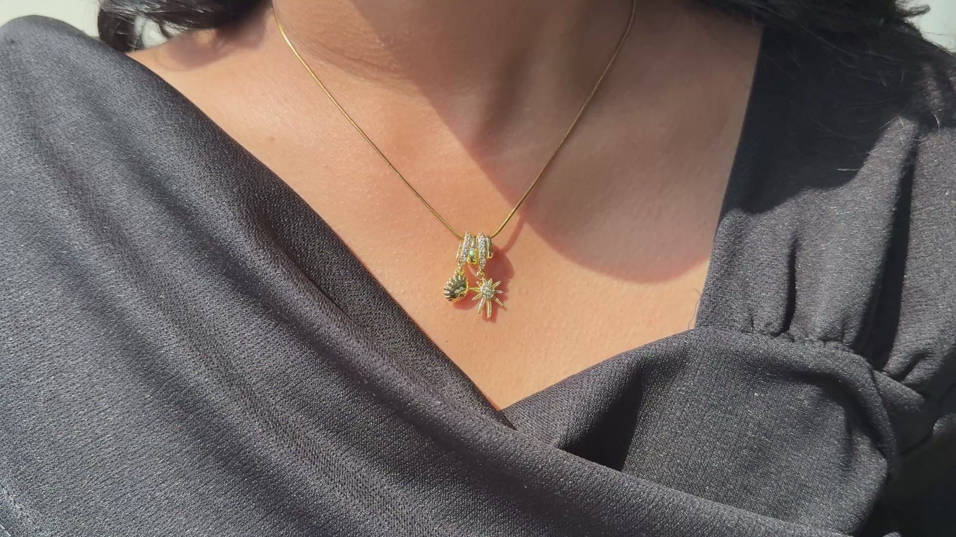 Shell Charm Necklace - Anti tarnish
