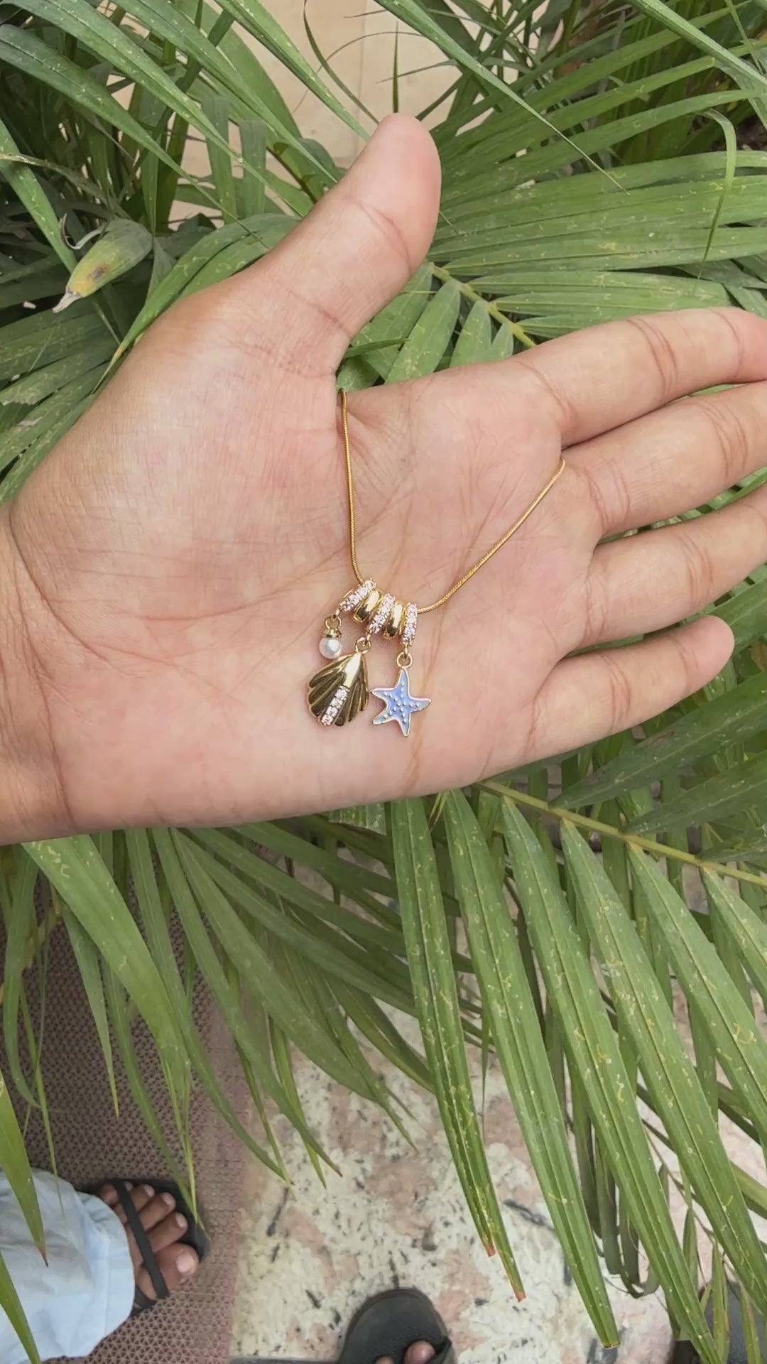 Ocean Series Charm Necklace - Anti tarnish